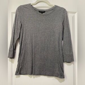 Banana Republic Charcoal Long Sleeve Tee